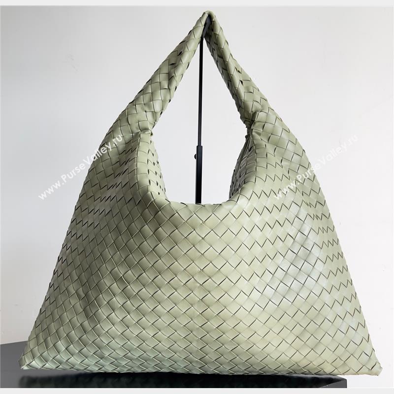 Bottega Veneta Large Hop Intrecciato leather shoulder bag Green 2023 (misu-23110204)
