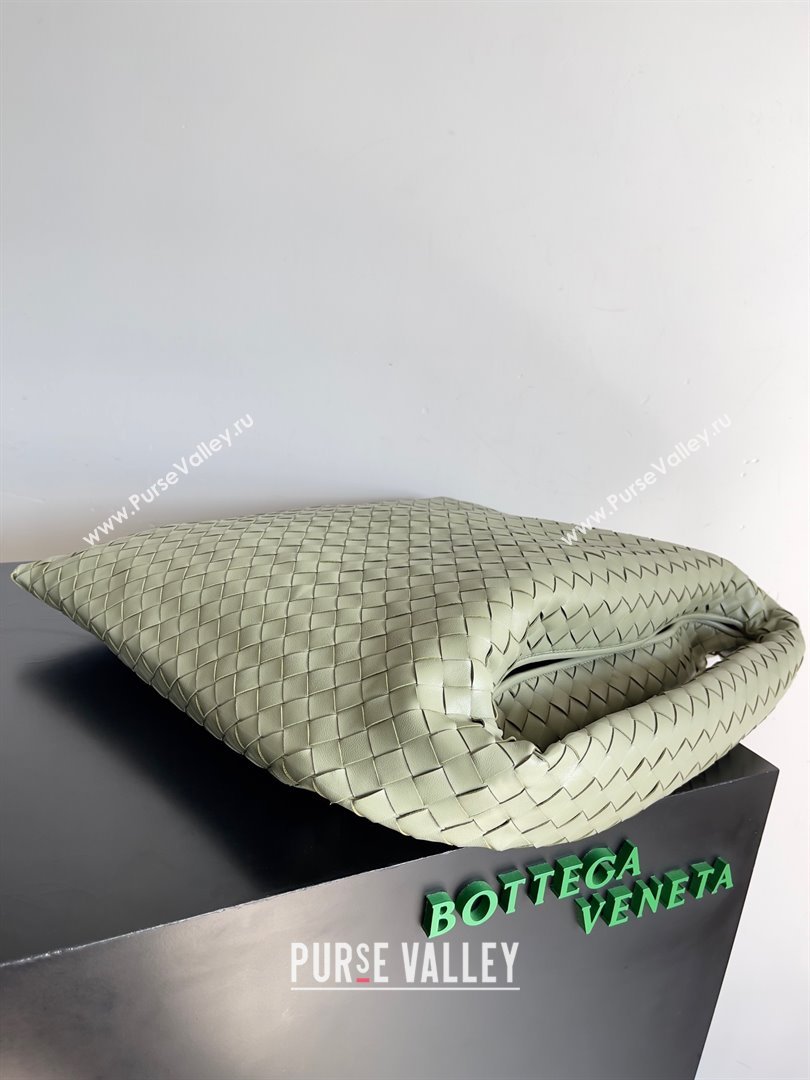 Bottega Veneta Large Hop Intrecciato leather shoulder bag Green 2023 (misu-23110204)