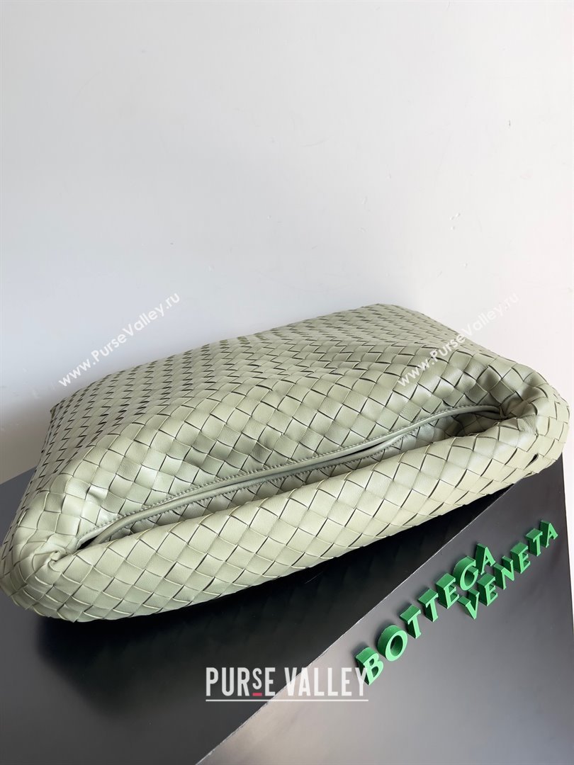 Bottega Veneta Large Hop Intrecciato leather shoulder bag Green 2023 (misu-23110204)