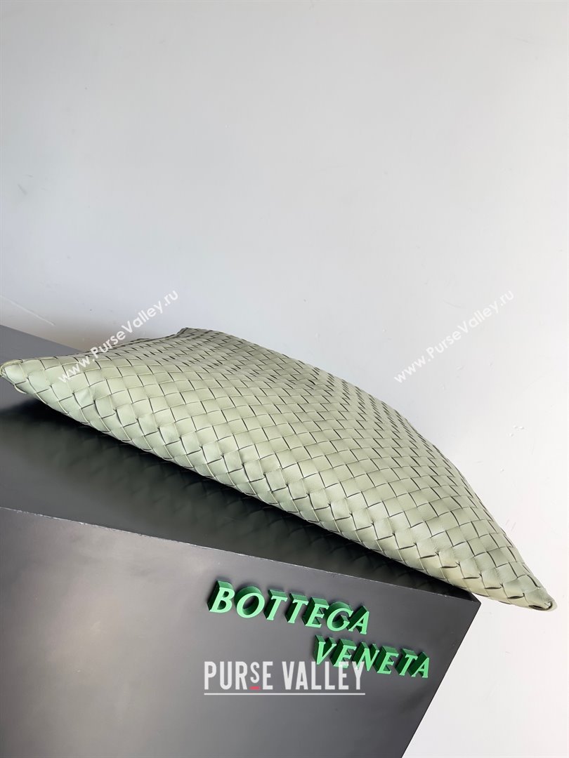 Bottega Veneta Large Hop Intrecciato leather shoulder bag Green 2023 (misu-23110204)
