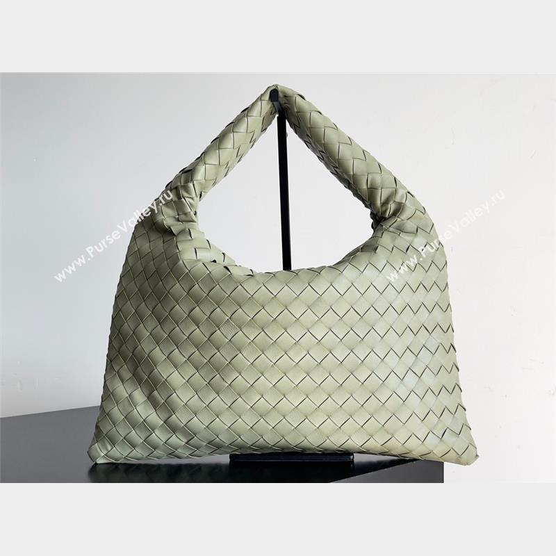 Bottega Veneta Small Hop Intrecciato leather shoulder bag Green 2023 (misu-23110208)