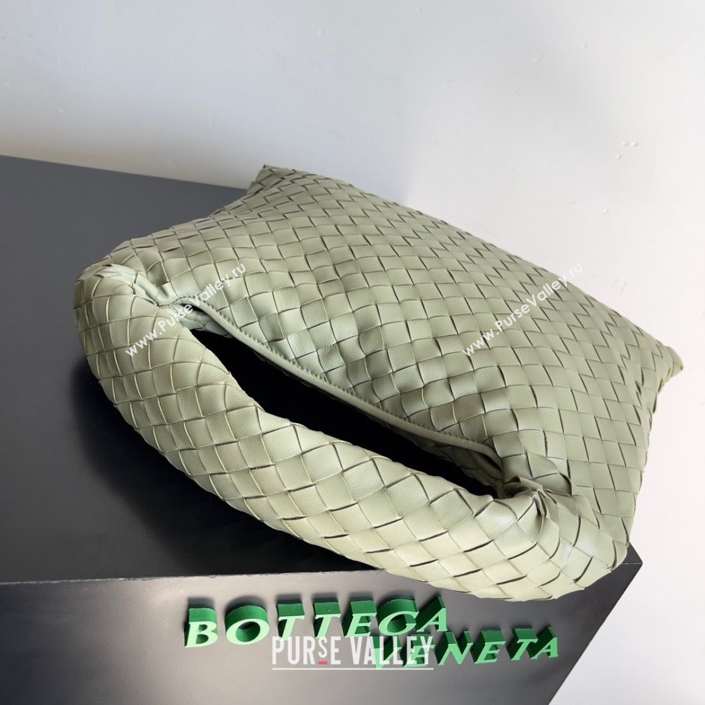 Bottega Veneta Small Hop Intrecciato leather shoulder bag Green 2023 (misu-23110208)