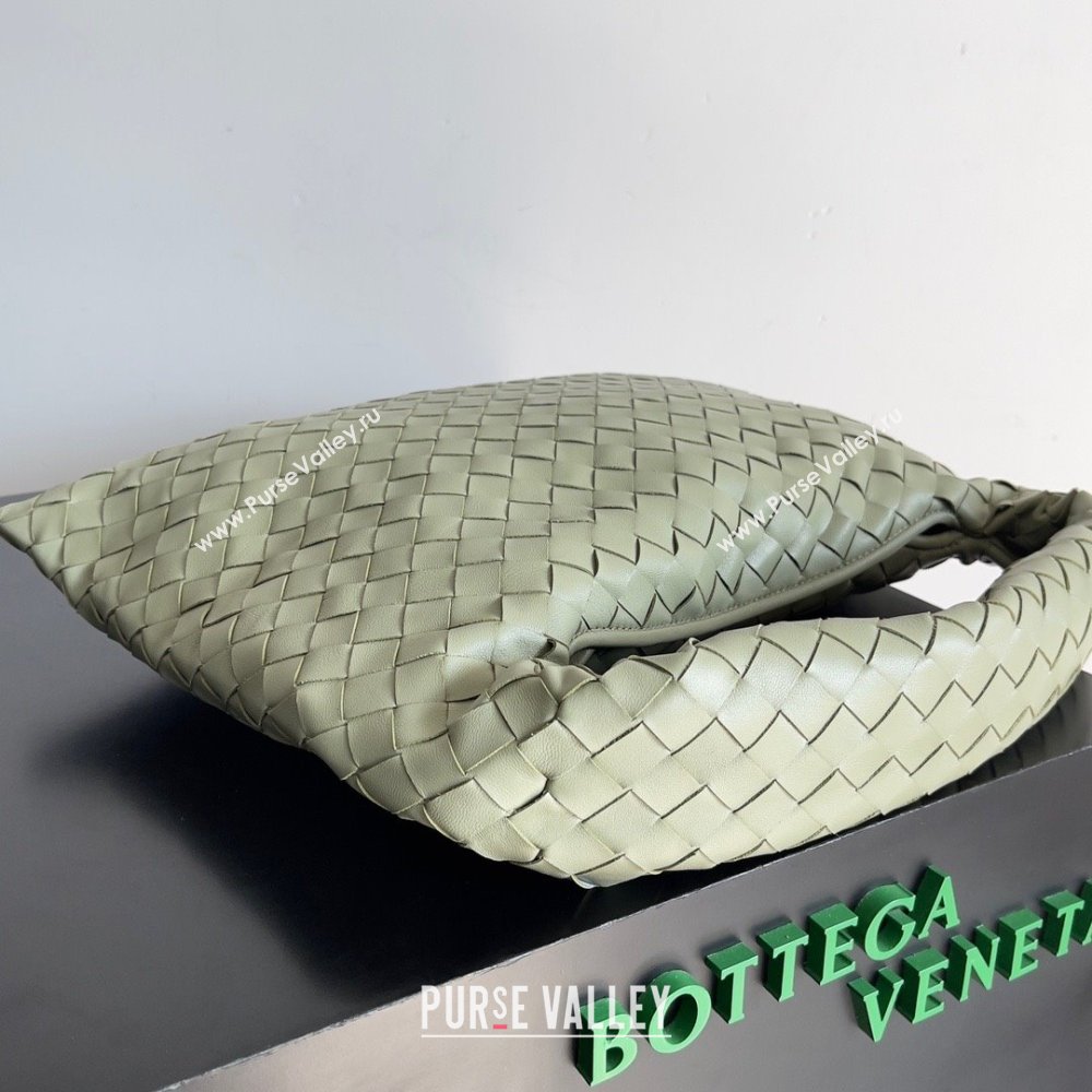 Bottega Veneta Small Hop Intrecciato leather shoulder bag Green 2023 (misu-23110208)