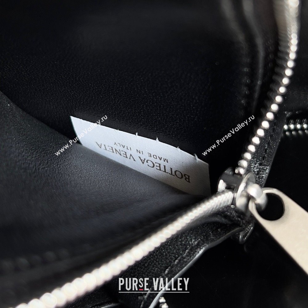 Bottega Veneta Intrecciato Zip Around Wallet Black 2023 (misu-23110164)