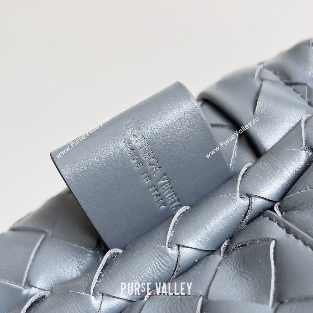 Bottega Veneta Small Intrecciato leather Backpack Bag Gray 2023 (misu-23110151)