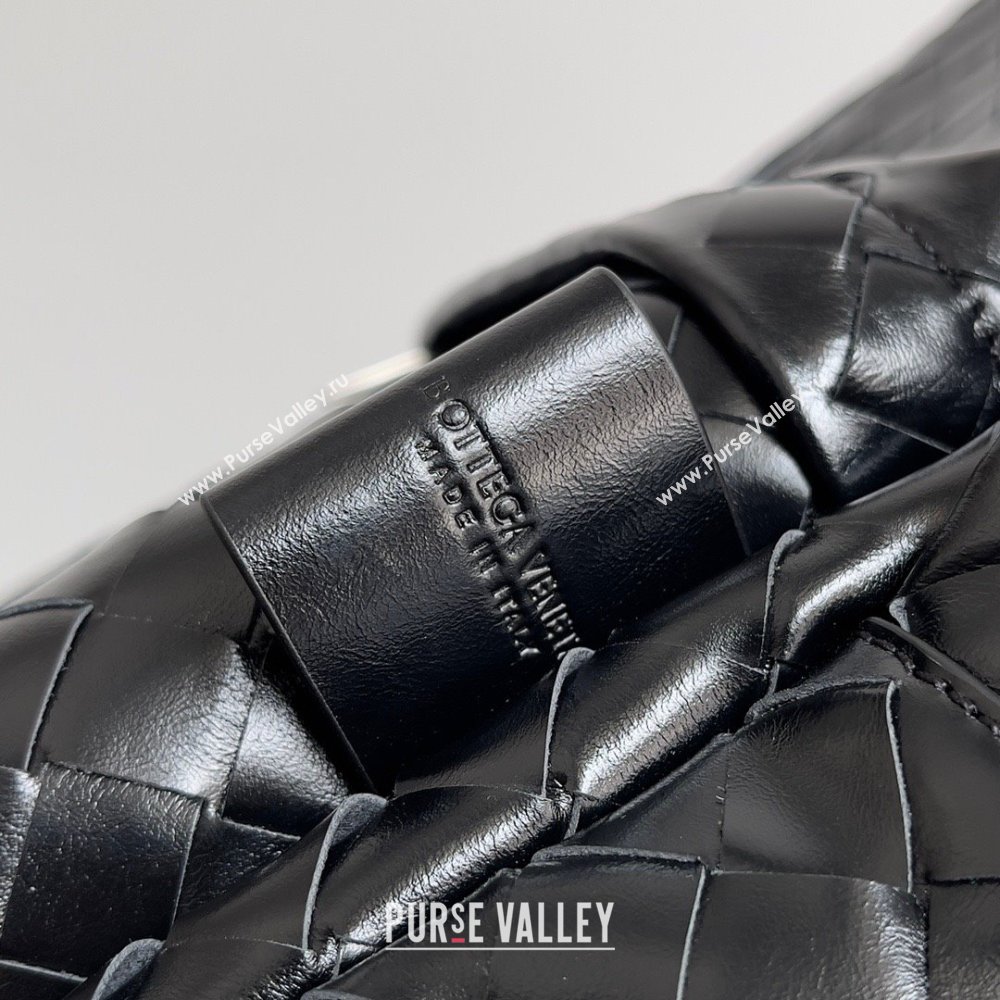 Bottega Veneta Small Intrecciato leather Backpack Bag Black 2023 (misu-23110154)