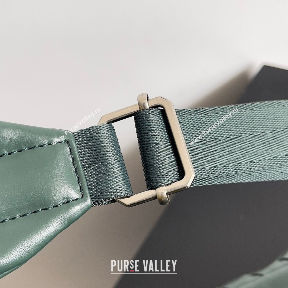 Bottega Veneta Small Intrecciato leather Backpack Bag Dark Green 2023 (misu-23110153)