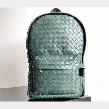 Bottega Veneta Medium Intrecciato leather Backpack Bag Dark Green 2023 (misu-23110144)