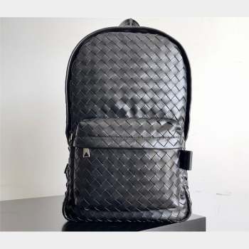Bottega Veneta Medium Intrecciato leather Backpack Bag Black 2023 (misu-23110147)