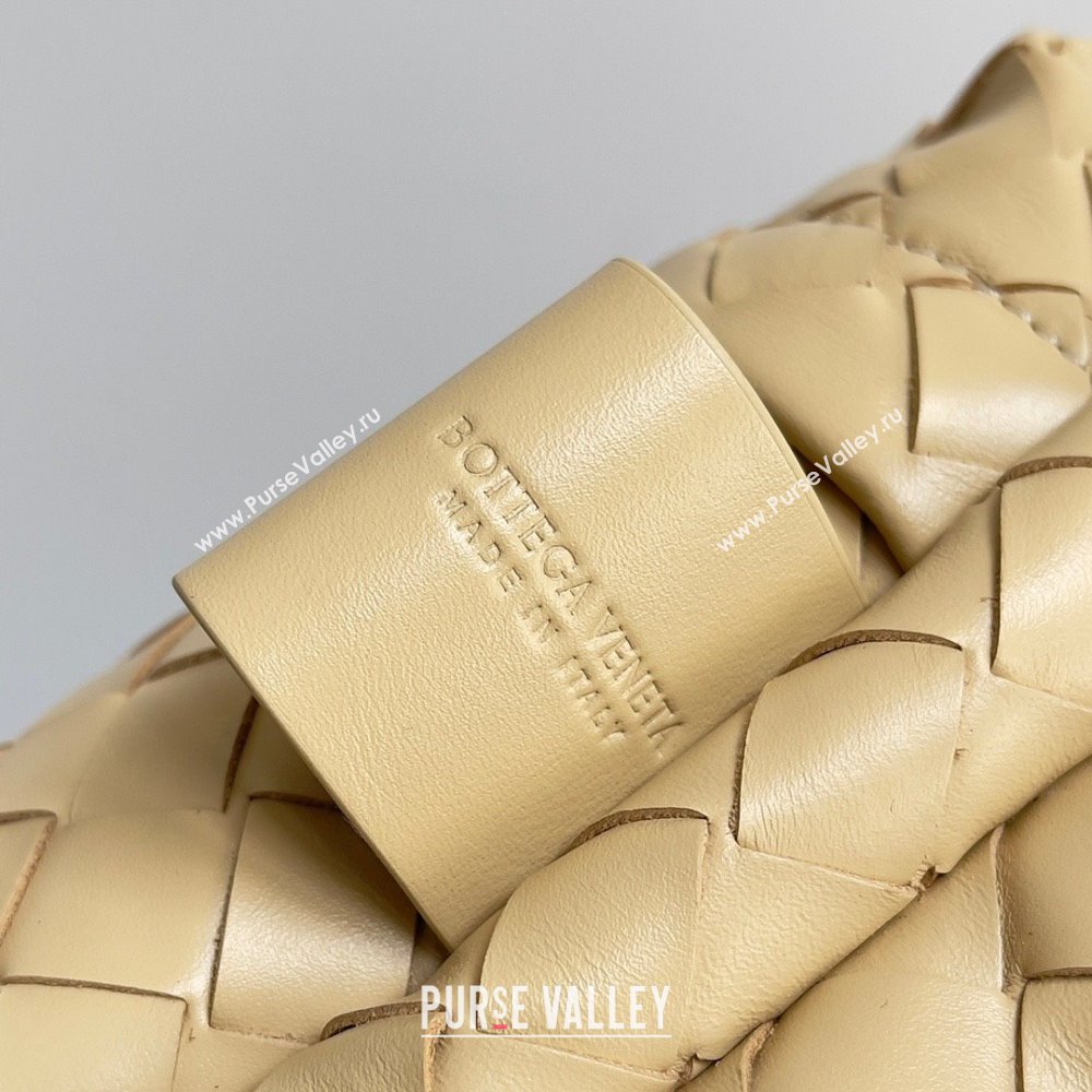 Bottega Veneta Medium Intrecciato leather Backpack Bag Beige 2023 (misu-23110148)