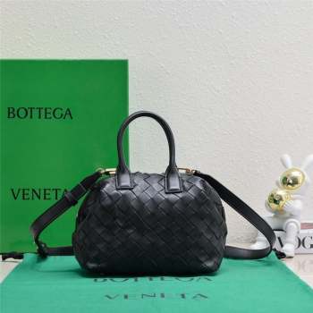 Bottega Veneta Mini Bauletto bag in lambskin black 2023 (misu-230927-53)
