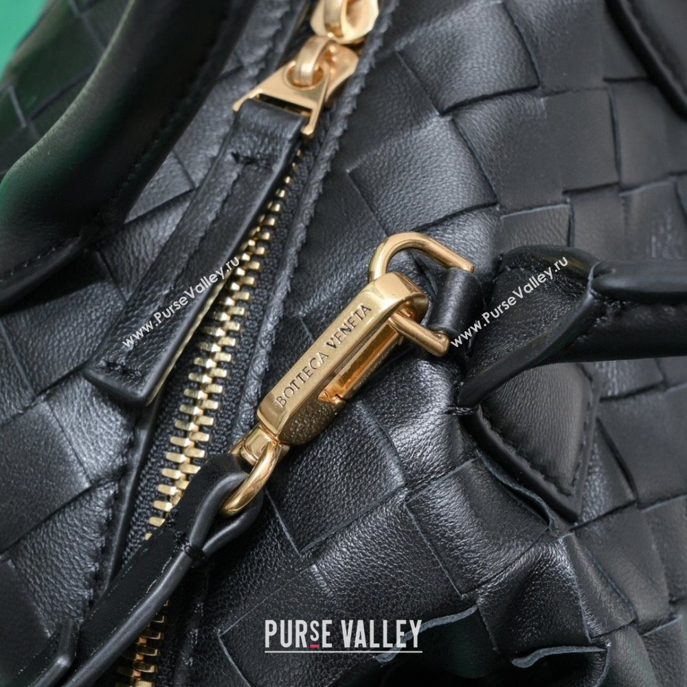 Bottega Veneta Mini Bauletto bag in lambskin black 2023 (misu-230927-53)