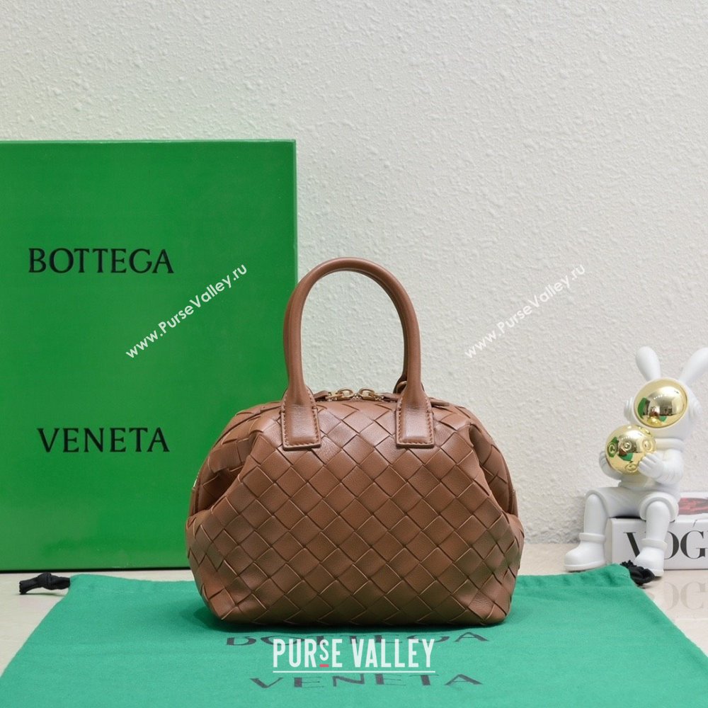 Bottega Veneta Mini Bauletto bag in lambskin wood 2023 (misu-230927-55)