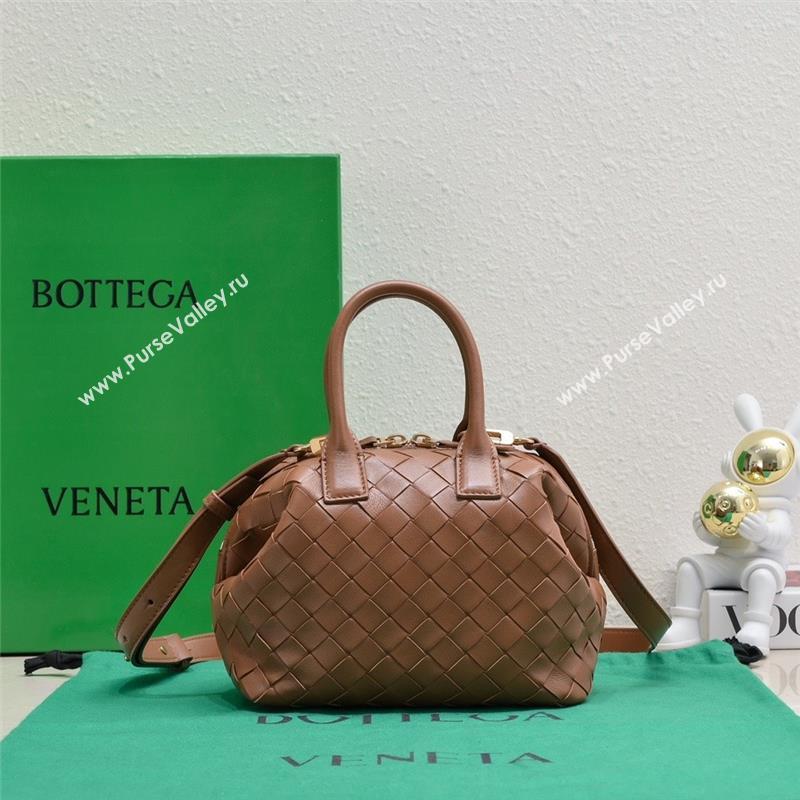 Bottega Veneta Mini Bauletto bag in lambskin wood 2023 (misu-230927-55)