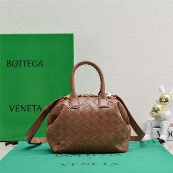 Bottega Veneta Mini Bauletto bag in lambskin wood 2023 (misu-230927-55)
