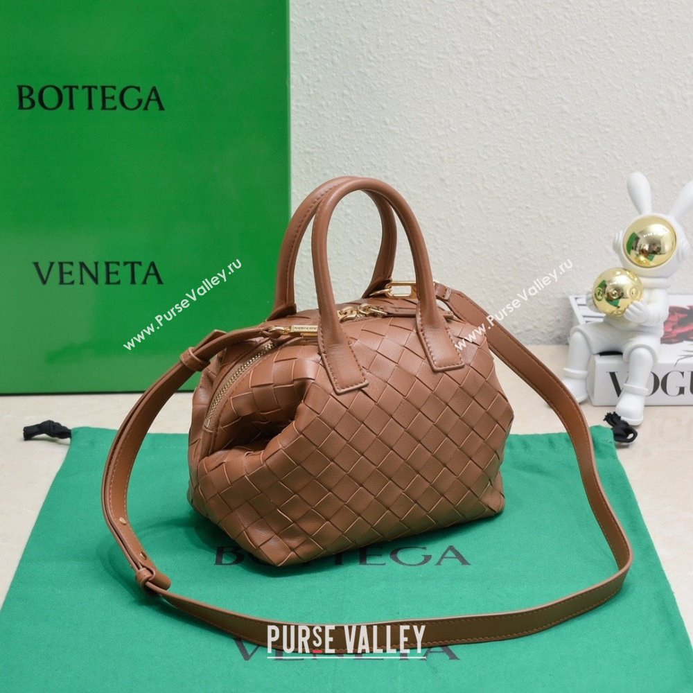 Bottega Veneta Mini Bauletto bag in lambskin wood 2023 (misu-230927-55)