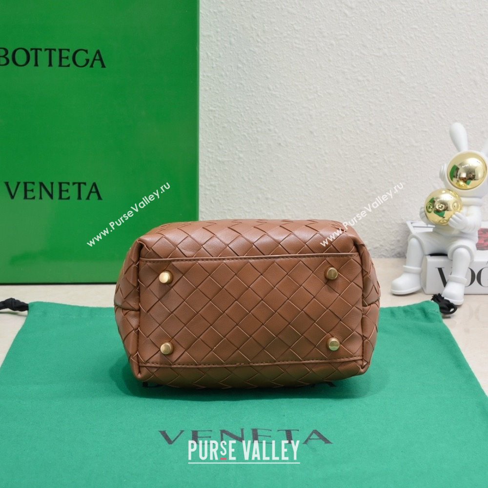 Bottega Veneta Mini Bauletto bag in lambskin wood 2023 (misu-230927-55)
