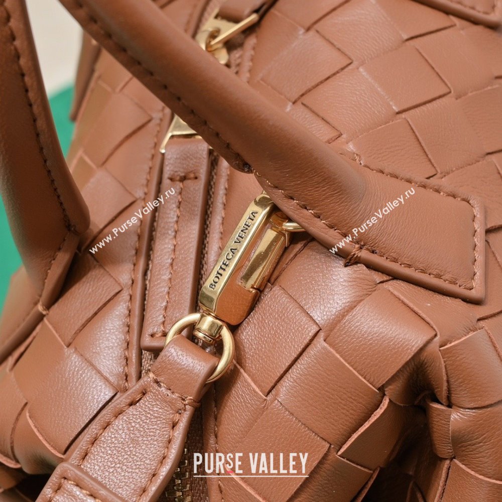 Bottega Veneta Mini Bauletto bag in lambskin wood 2023 (misu-230927-55)