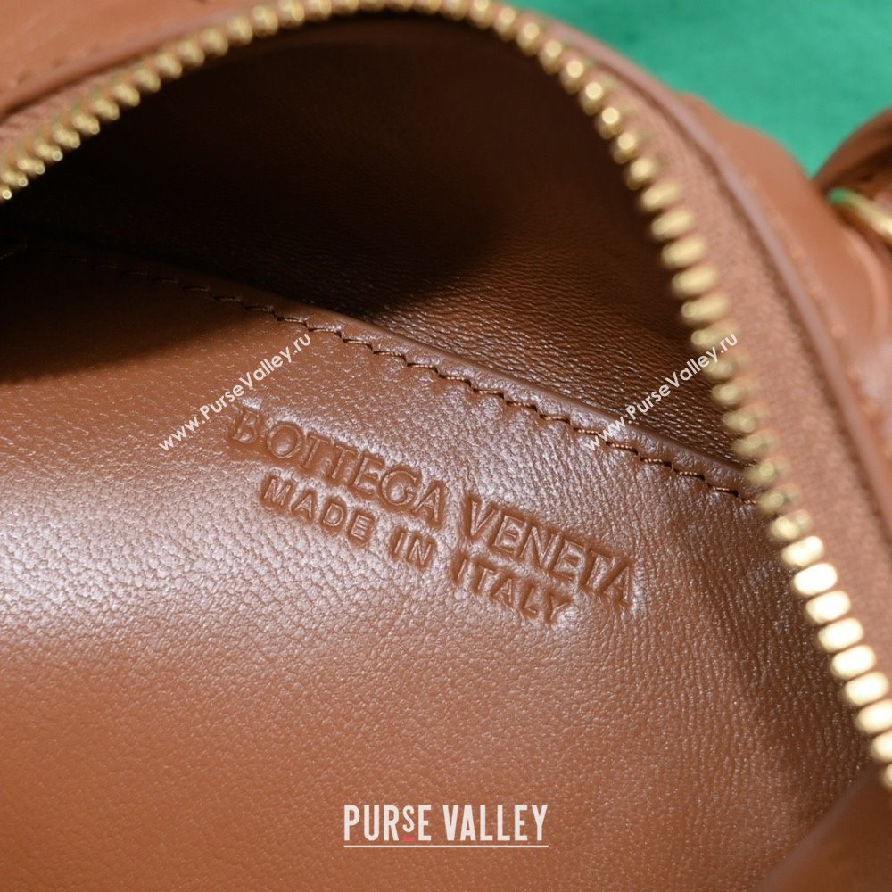 Bottega Veneta Mini Bauletto bag in lambskin wood 2023 (misu-230927-55)