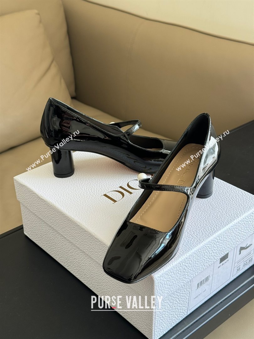 DIOR heel 5cm black Patent Calfskin Jolie pump 2023 (ssxy-231125-01)