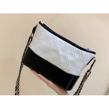 Chanel original quality Gabrielle hobo bag A91810 white/black (shunyang-210105-1)