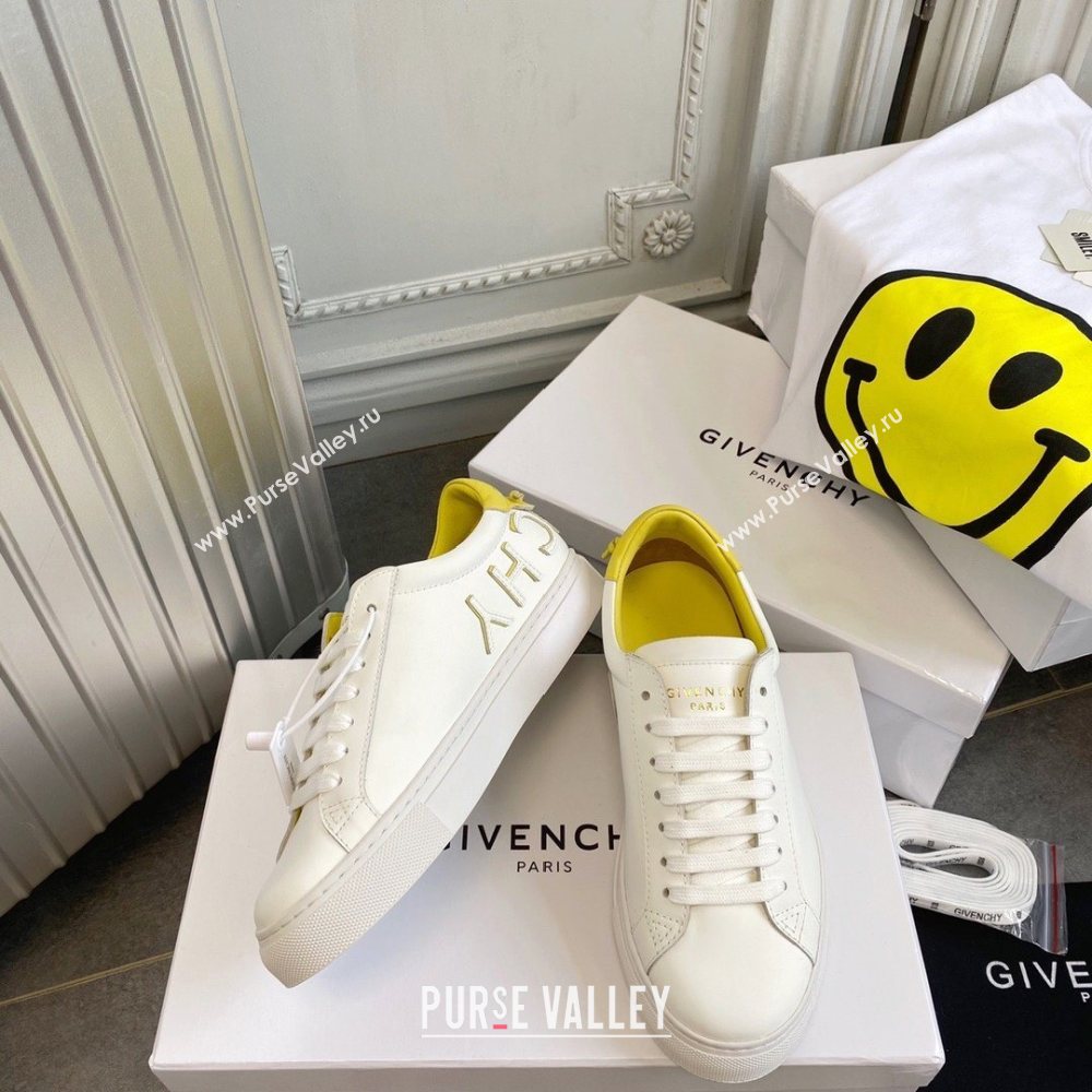 Givenchy URBAN STREET sneakers white/yellow (guoran-201007-1)