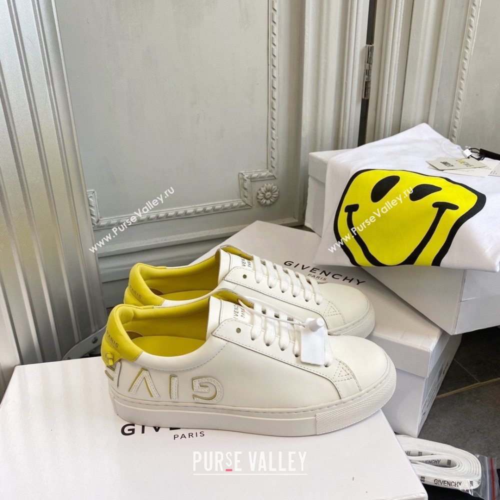 Givenchy URBAN STREET sneakers white/yellow (guoran-201007-1)