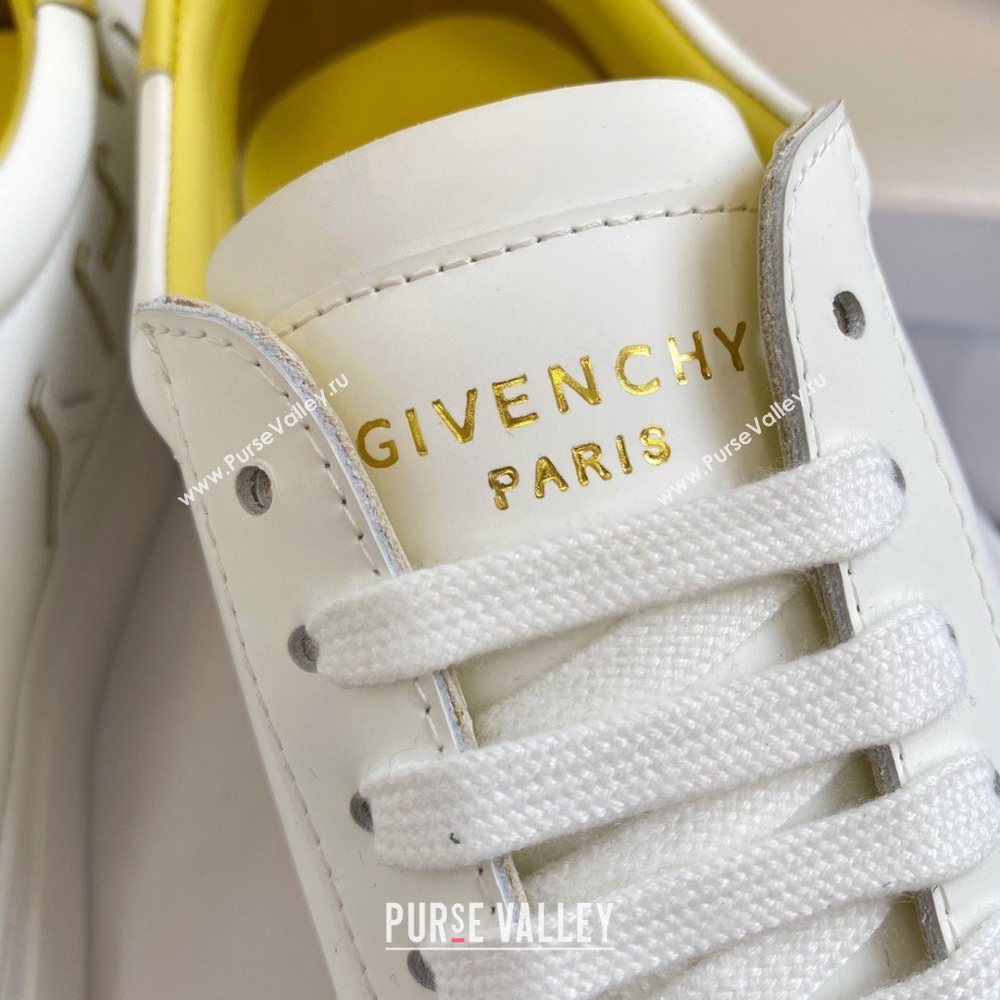 Givenchy URBAN STREET sneakers white/yellow (guoran-201007-1)