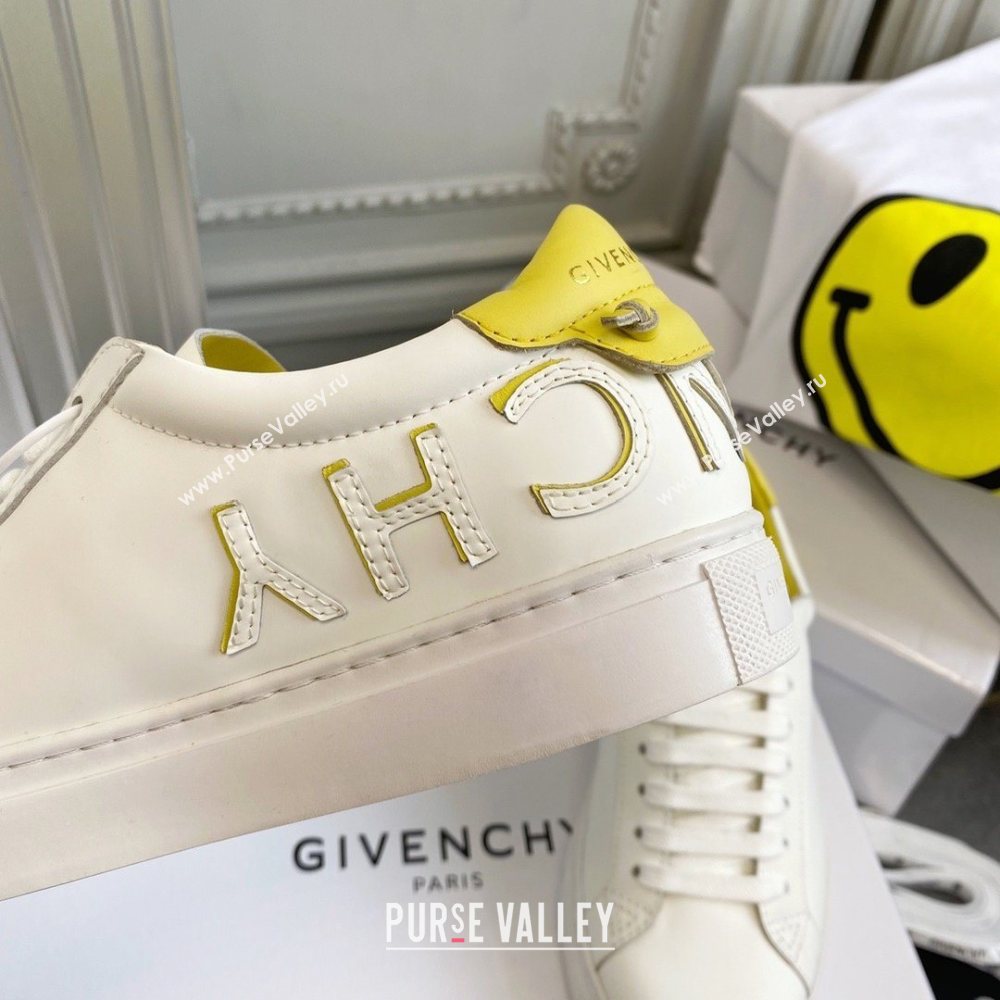 Givenchy URBAN STREET sneakers white/yellow (guoran-201007-1)