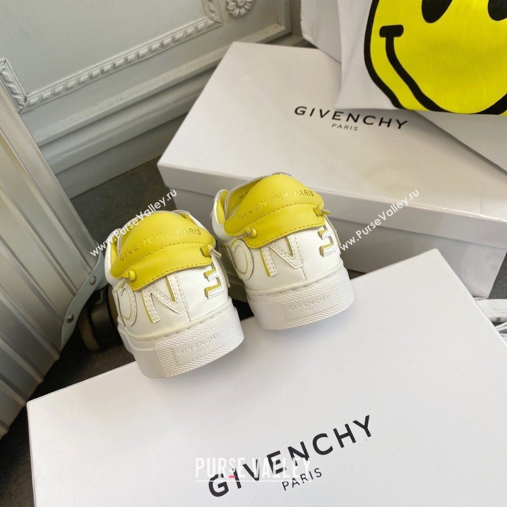 Givenchy URBAN STREET sneakers white/yellow (guoran-201007-1)