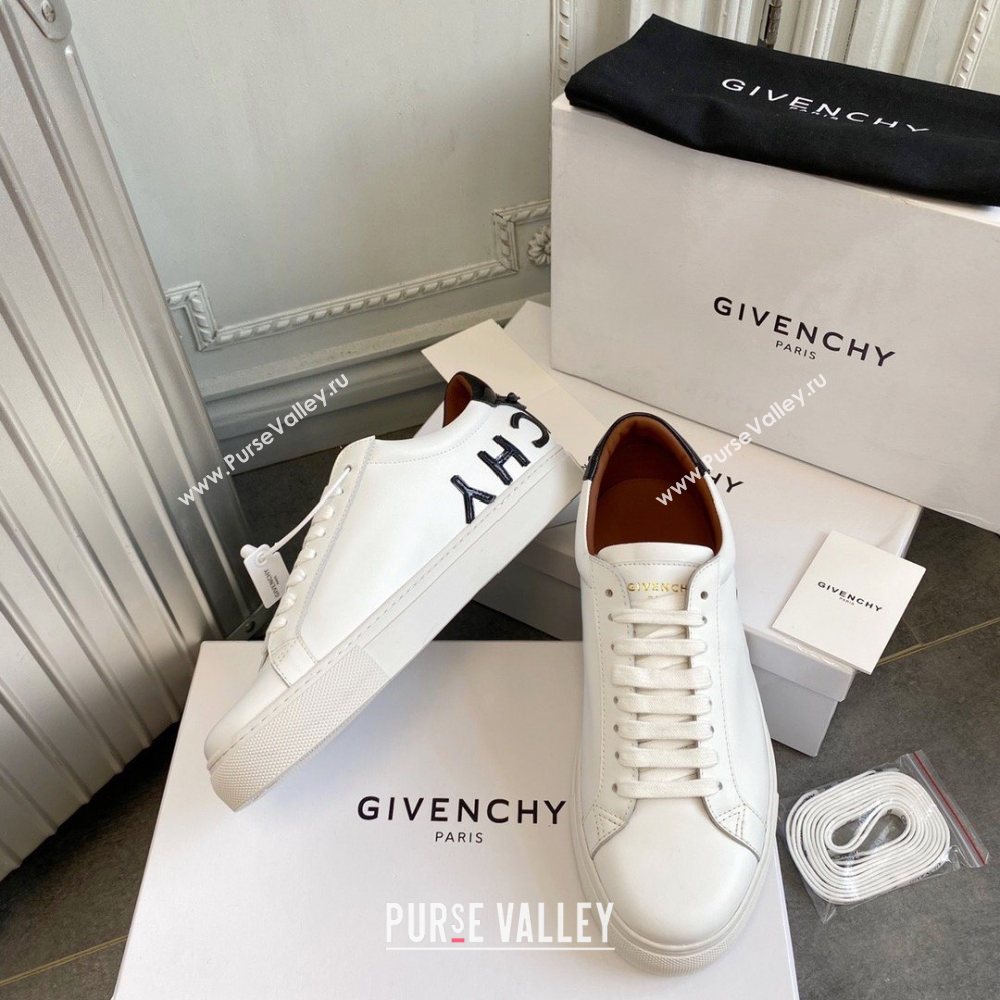 Givenchy URBAN STREET sneakers white/black patent (guoran-201007-4)