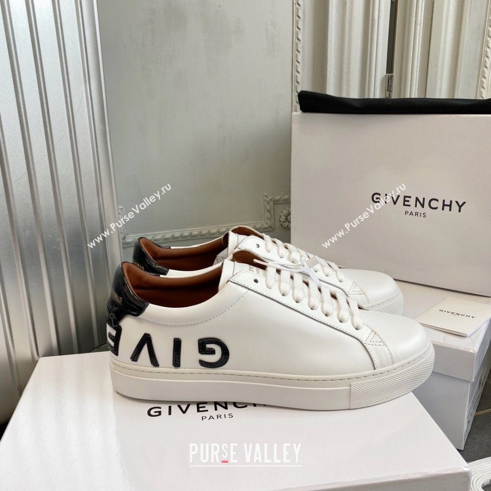 Givenchy URBAN STREET sneakers white/black patent (guoran-201007-4)
