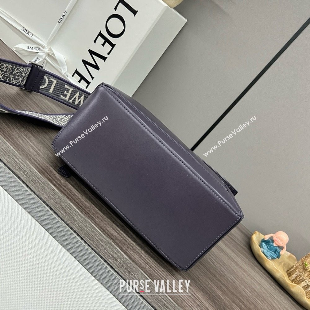 LOEWE Small Puzzle bag in satin calfskin dark purple 2024 (yongsheng-240412-11)