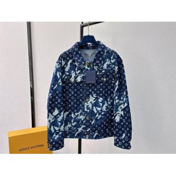 LOUIS VUITTON Monogram Printed Denim Jacket 1AF750 2024 spring (qiqi-240112-01)