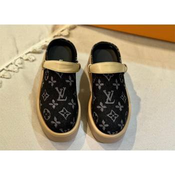 Louis Vuitton Aspen Platform Clog black 2024 (modeng-240111-04)