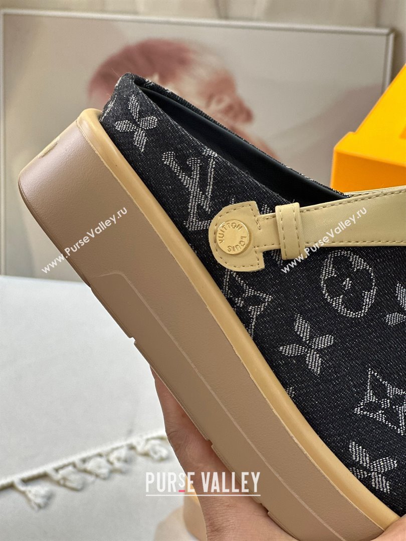 Louis Vuitton Aspen Platform Clog black 2024 (modeng-240111-04)