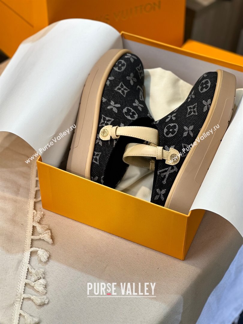 Louis Vuitton Aspen Platform Clog black 2024 (modeng-240111-04)