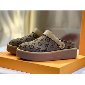 Louis Vuitton Aspen Platform Clog gray 2024 (modeng-240111-05)