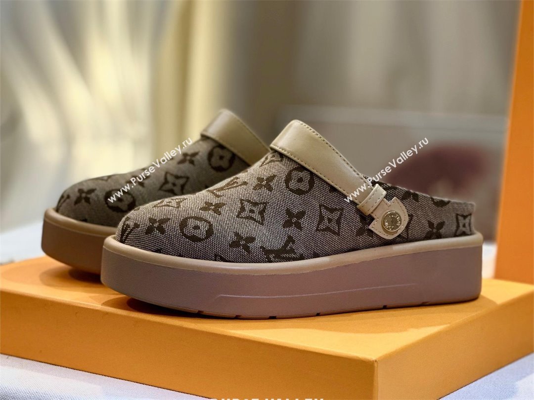 Louis Vuitton Aspen Platform Clog gray 2024 (modeng-240111-05)