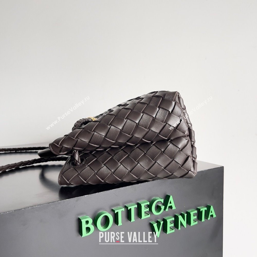 Bottega Veneta Intrecciato leather Small East/West Andiamo top handle Bag fondant 2023 (misu-230928-24)