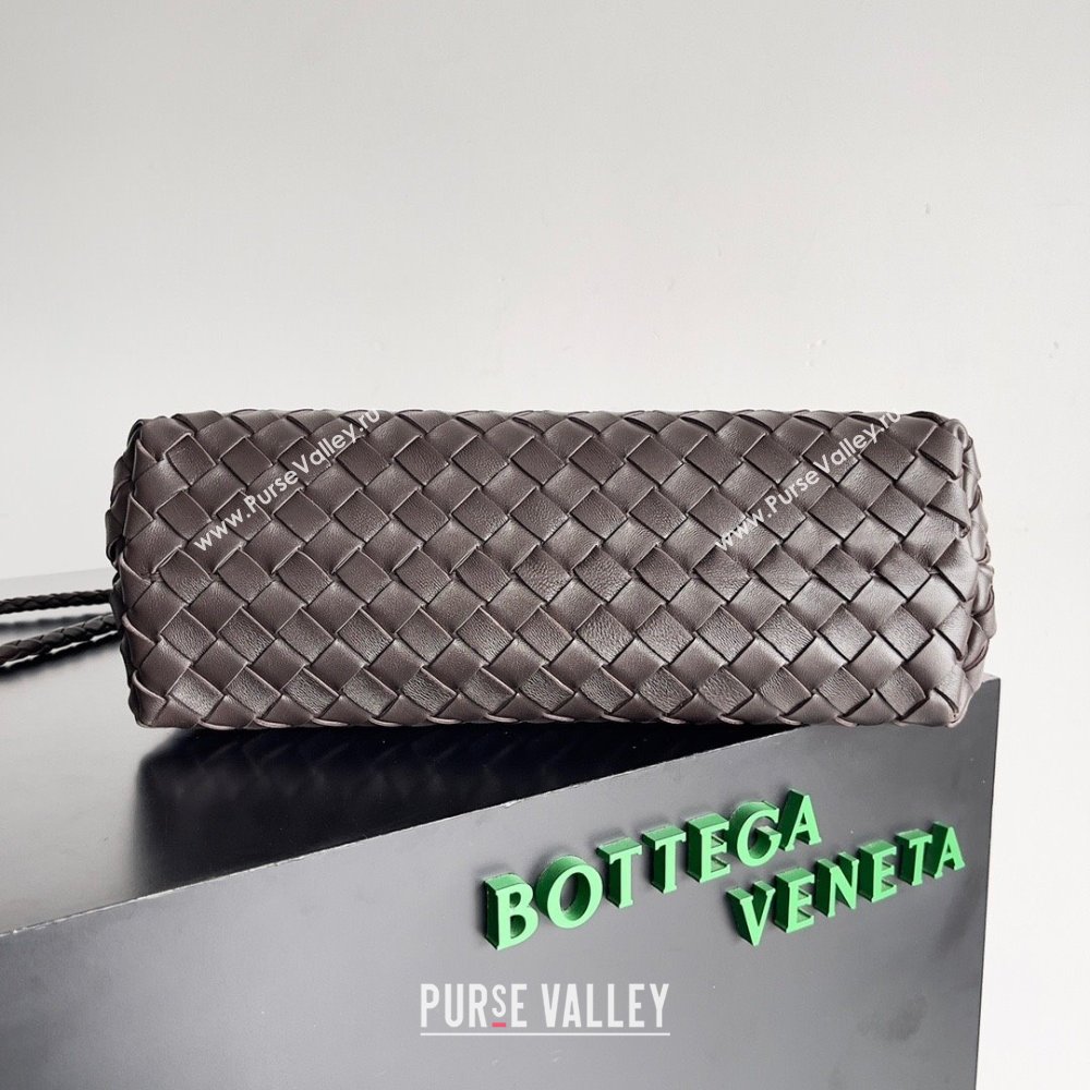 Bottega Veneta Intrecciato leather Small East/West Andiamo top handle Bag fondant 2023 (misu-230928-24)