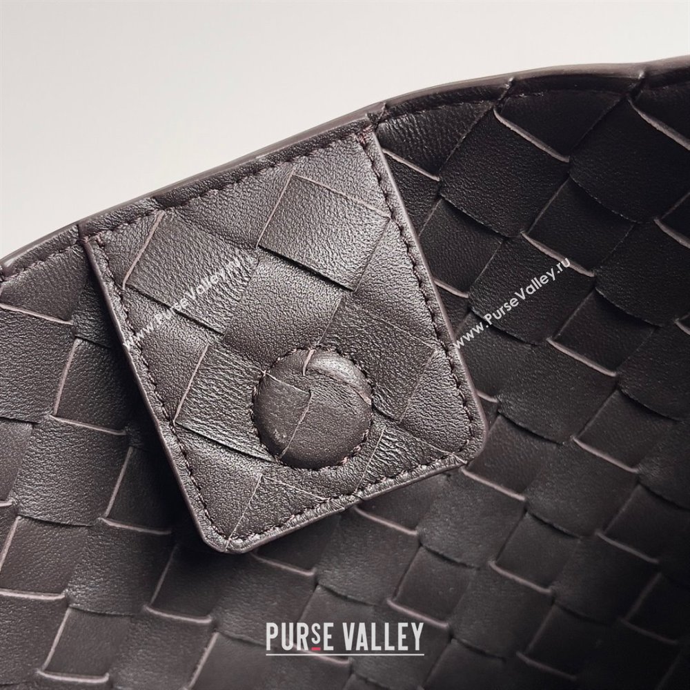 Bottega Veneta Intrecciato leather Small East/West Andiamo top handle Bag fondant 2023 (misu-230928-24)