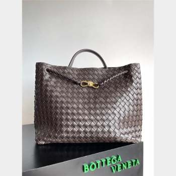 Bottega Veneta Intrecciato leather large Andiamo top handle Bag fondant 2023 (misu-230928-25)