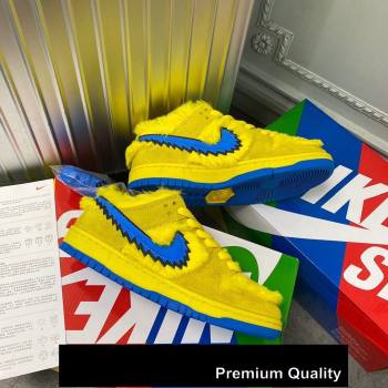 Grateful Dead X Nike SB Dunk Low QS" YELLOW BEAR" sneakers 01 (GD0768-1521)