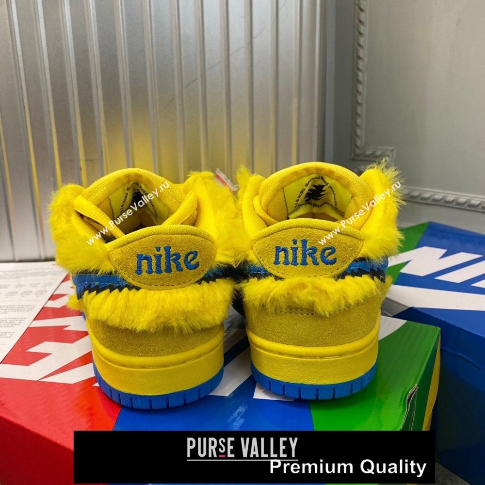 Grateful Dead X Nike SB Dunk Low QS" YELLOW BEAR" sneakers 01 (GD0768-1521)