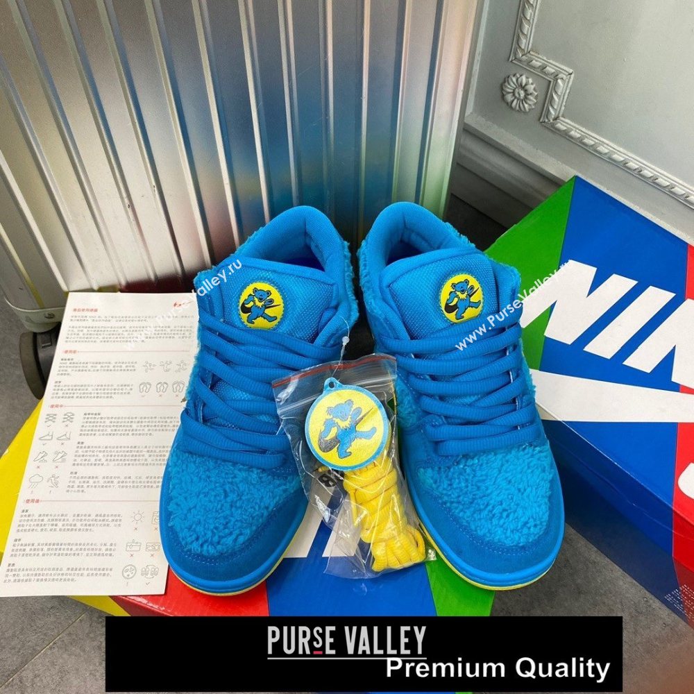 Grateful Dead X Nike SB Dunk Low QS" YELLOW BEAR" sneakers 02 (GD0768-1971)