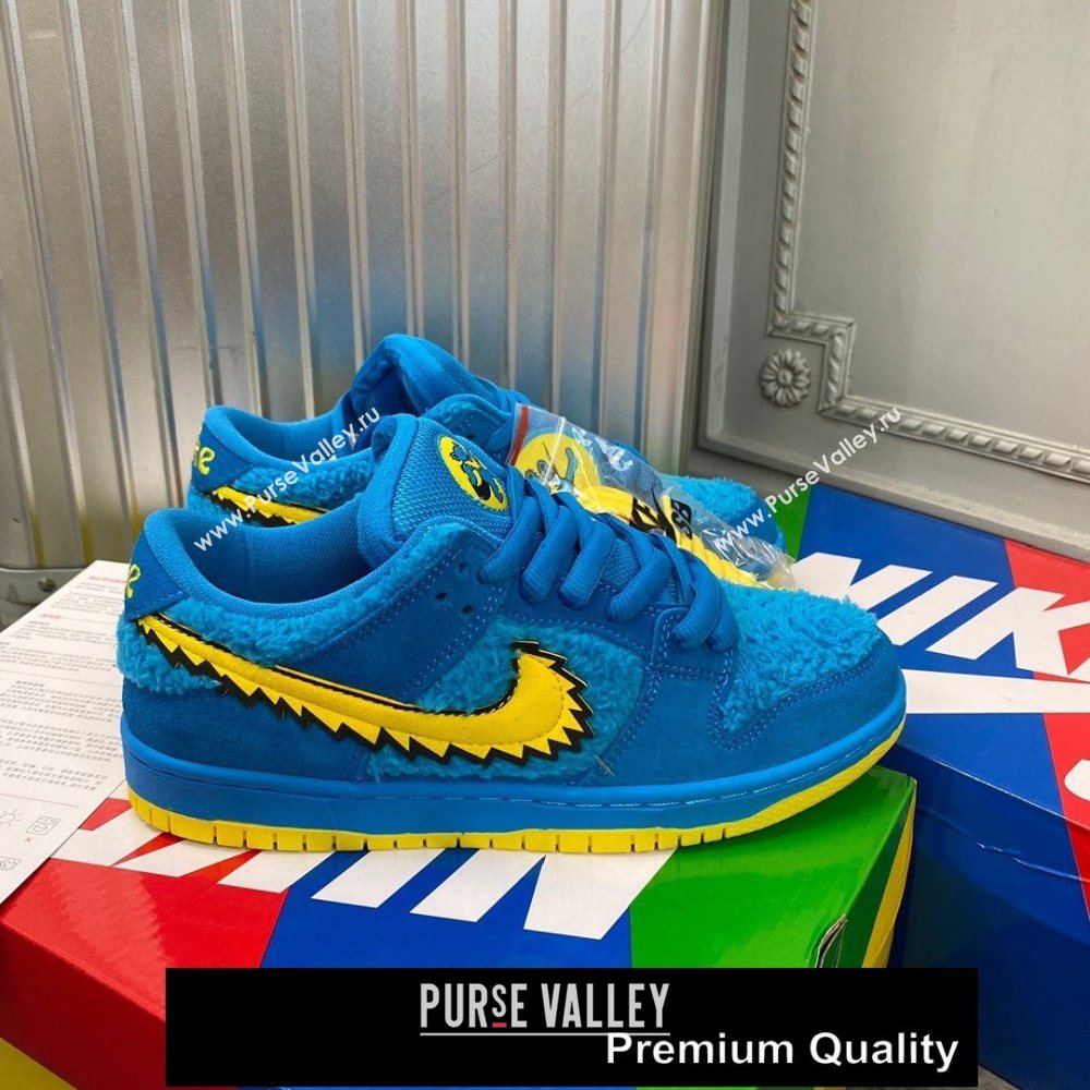Grateful Dead X Nike SB Dunk Low QS" YELLOW BEAR" sneakers 02 (GD0768-1971)