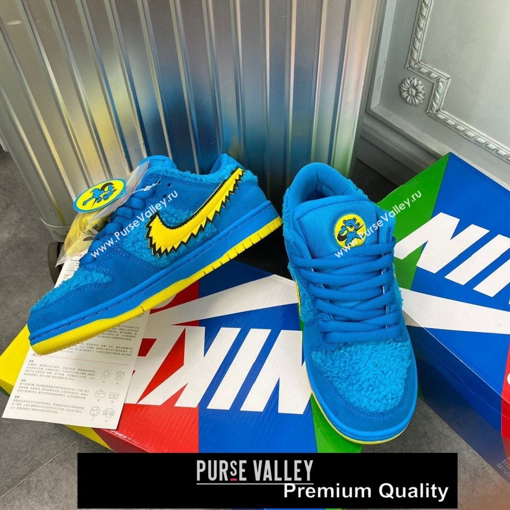 Grateful Dead X Nike SB Dunk Low QS" YELLOW BEAR" sneakers 02 (GD0768-1971)