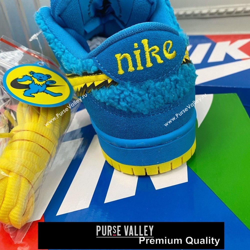 Grateful Dead X Nike SB Dunk Low QS" YELLOW BEAR" sneakers 02 (GD0768-1971)
