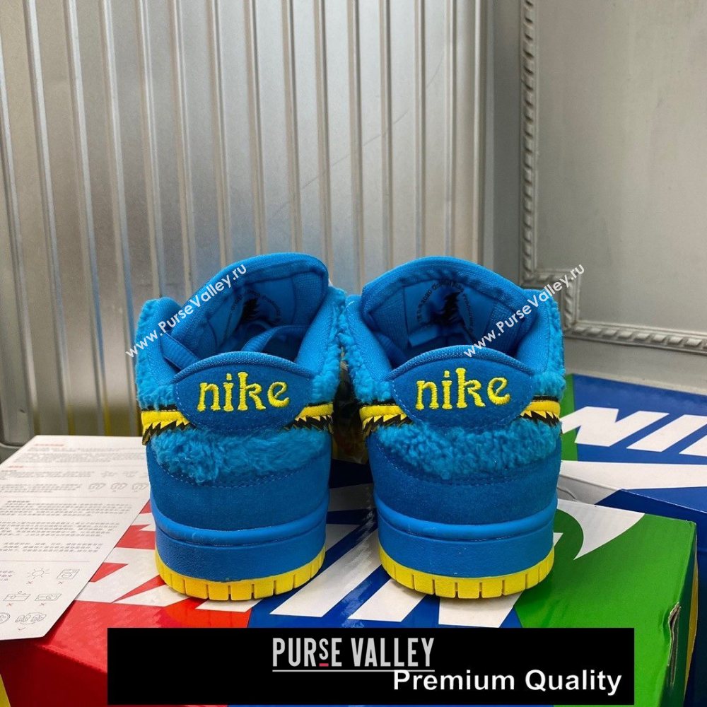 Grateful Dead X Nike SB Dunk Low QS" YELLOW BEAR" sneakers 02 (GD0768-1971)